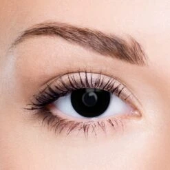 Blackout Halloween Contacts (Anime - Rock Lee) (1Day Expiry - 9/23)