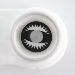 Black Dragon Eye Halloween Contacts 10 Black Dragon Eye Halloween Contacts -Halloween Contact Lenses Cheap Store BlackDragonEyeHalloweenContacts2