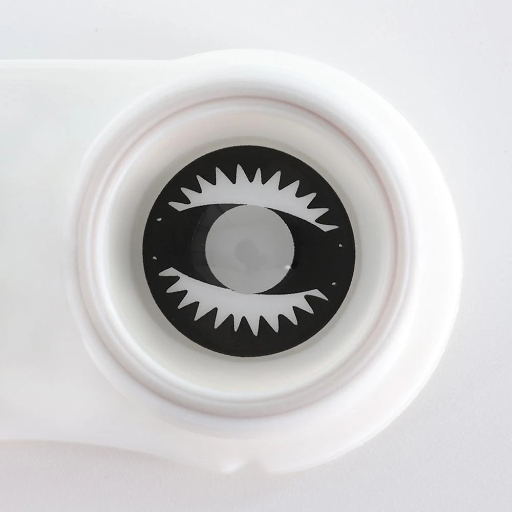 Black Dragon Eye Halloween Contacts 5 Black Dragon Eye Halloween Contacts - Image 5