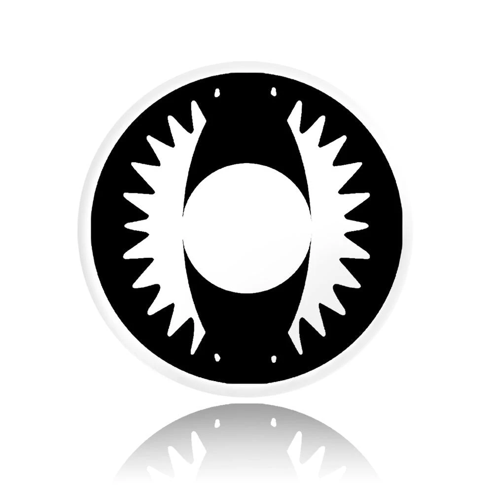 Black Dragon Eye Halloween Contacts 6 Black Dragon Eye Halloween Contacts - Image 6
