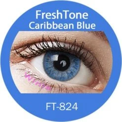 Caribbean Blue -Halloween Contact Lenses Cheap Store CaribbeanBlue