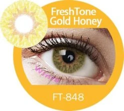 Gold Honey (1Day Expiry - 5/23) 5 Gold Honey (1Day Expiry - 5/23) -Halloween Contact Lenses Cheap Store GoldHoney