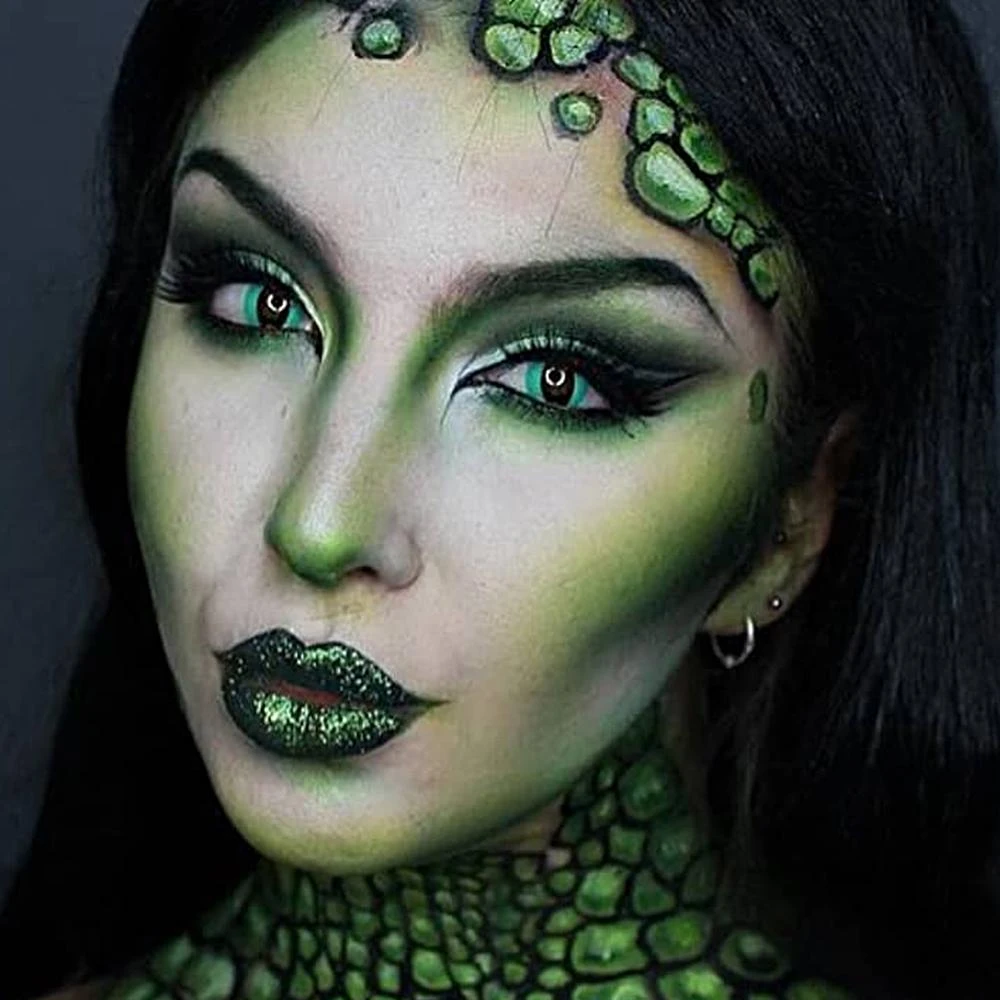 Green Cat Halloween Contacts 2 Green Cat Halloween Contacts - Image 2