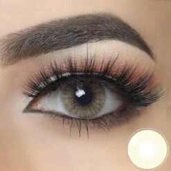 Hidrocor Crystal Yellow Colored Contacts