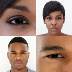 17MM Mini Sclera Black - (Blind Lens With No Pupil Cut Out) -Halloween Contact Lenses Cheap Store MiniScleraBlack17MMHalloween