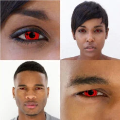 1 Tomoe Sharingan (Uchiha Sarada) Contacts (1Day Expiry - 5/23) -Halloween Contact Lenses Cheap Store Model3 3