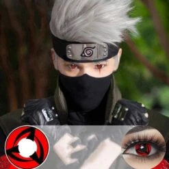 Naruto Kakashi Sharingan Cosplay Contacts -Halloween Contact Lenses Cheap Store NarutoKakashiSharingan2