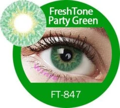 Party Green (1Day Expiry - 5/23) -Halloween Contact Lenses Cheap Store PartyGreen