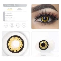 Glamor Yellow Halloween Contacts -Halloween Contact Lenses Cheap Store RY087 1800x1800 218d3474 6248 4795 b8e2 7fa62eb56124