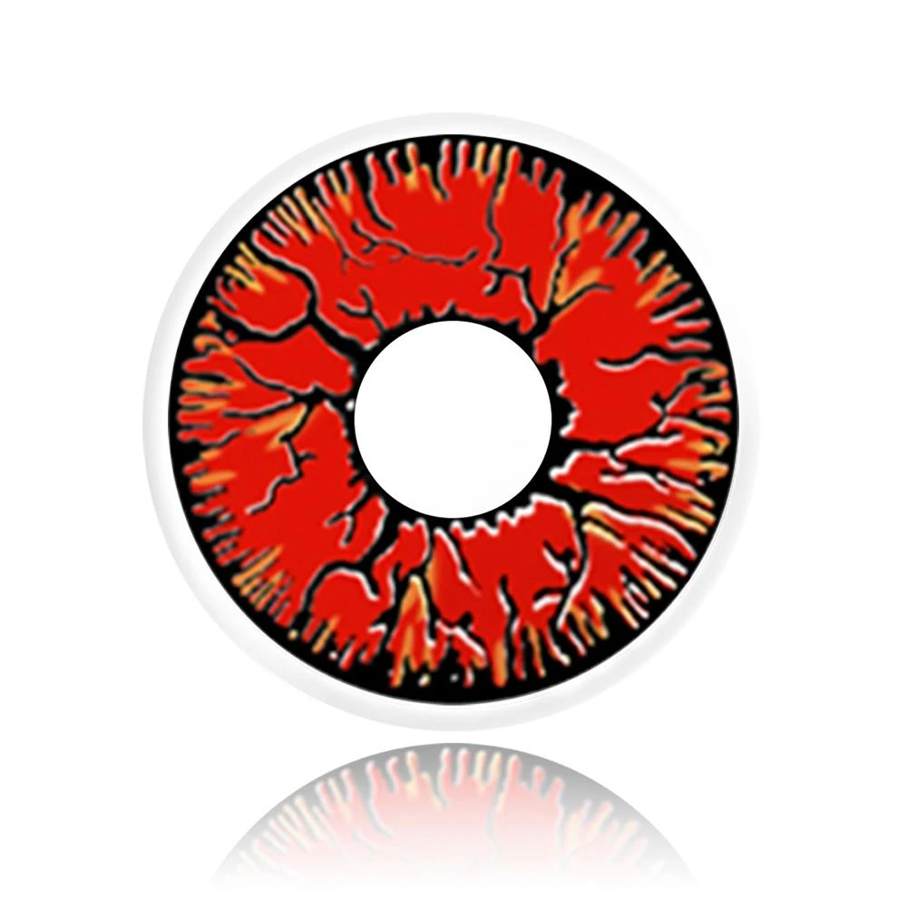 Red Crack Halloween Contacts 5 Red Crack Halloween Contacts - Image 5