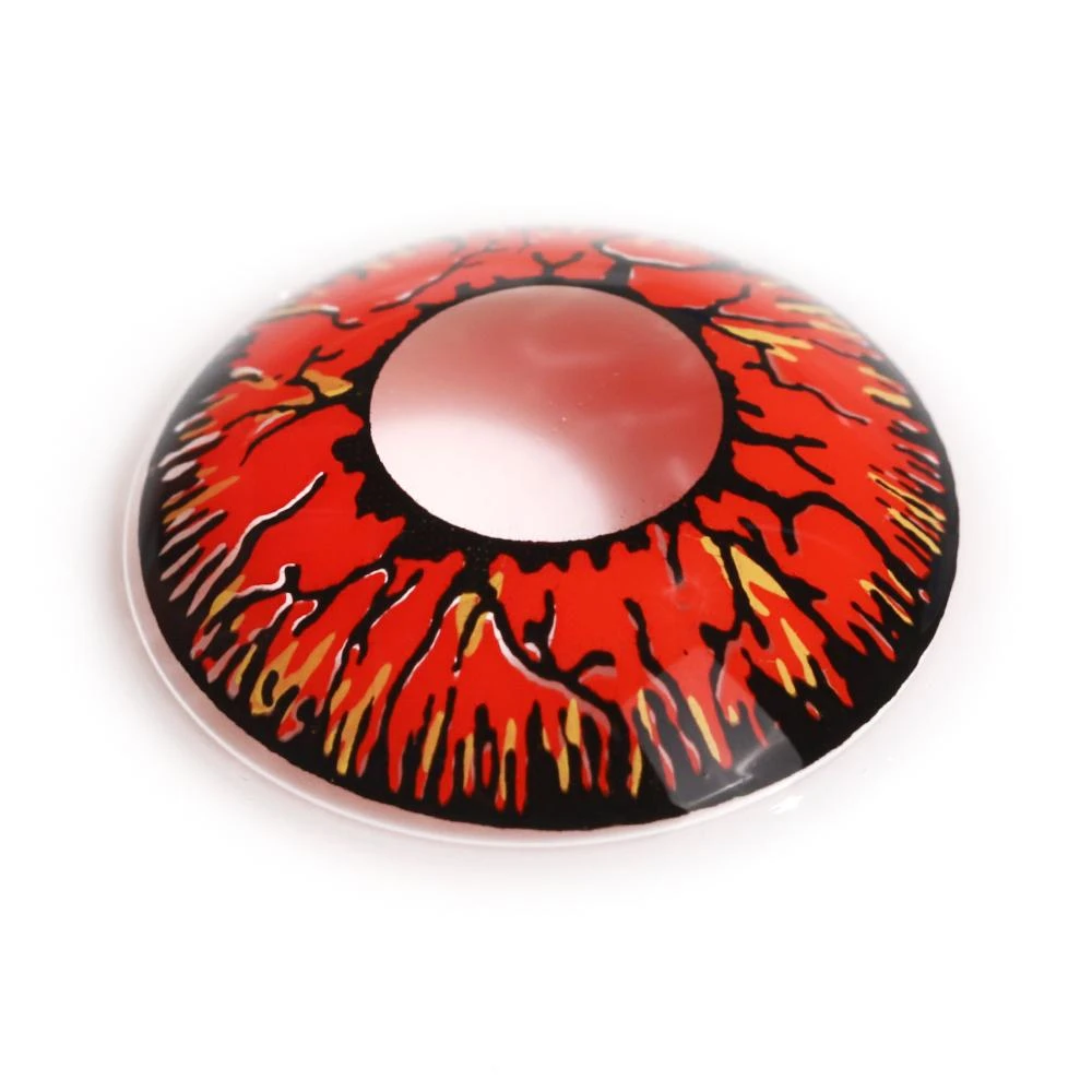Red Crack Halloween Contacts 6 Red Crack Halloween Contacts - Image 6