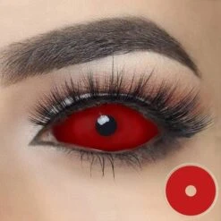 Halloween Contact Lenses Cheap Store 24 22MM Full Eye Red Sclera