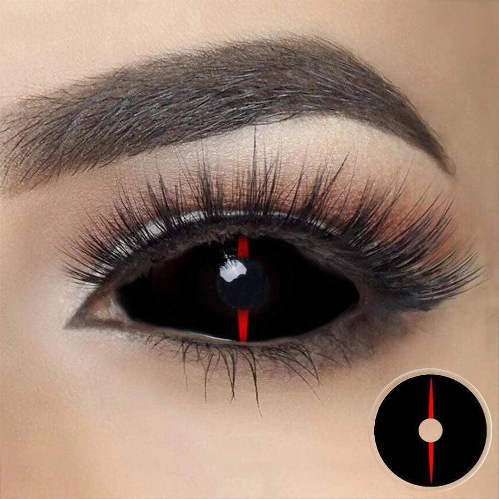 Redlash Black Full Eye 22mm Sclera 1 Redlash Black Full Eye 22mm Sclera