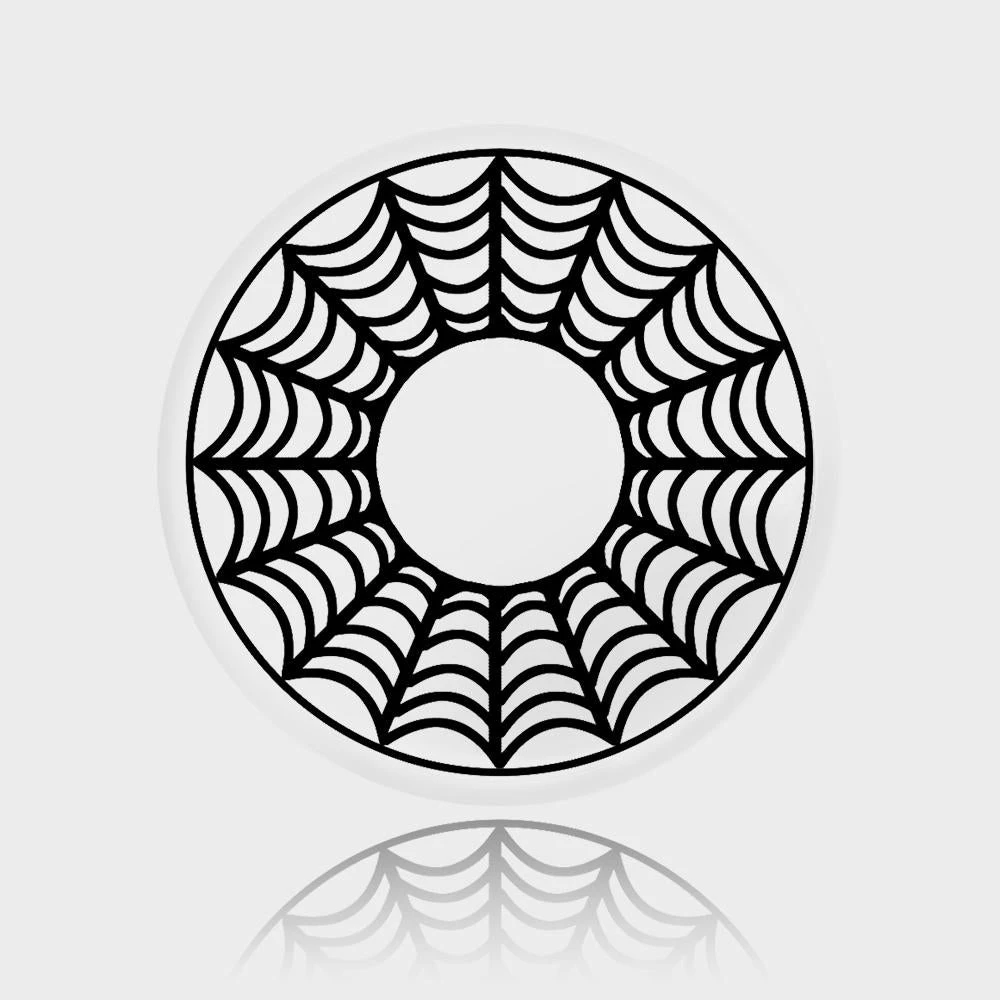 Black Web Halloween Contacts 3 Black Web Halloween Contacts - Image 3