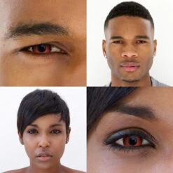 Bloody Red (Anime - Kurenai) (1Day Expiry - 9/23) -Halloween Contact Lenses Cheap Store blackcouple bced59ba 7633 44a5 9208 305cb527bdcd