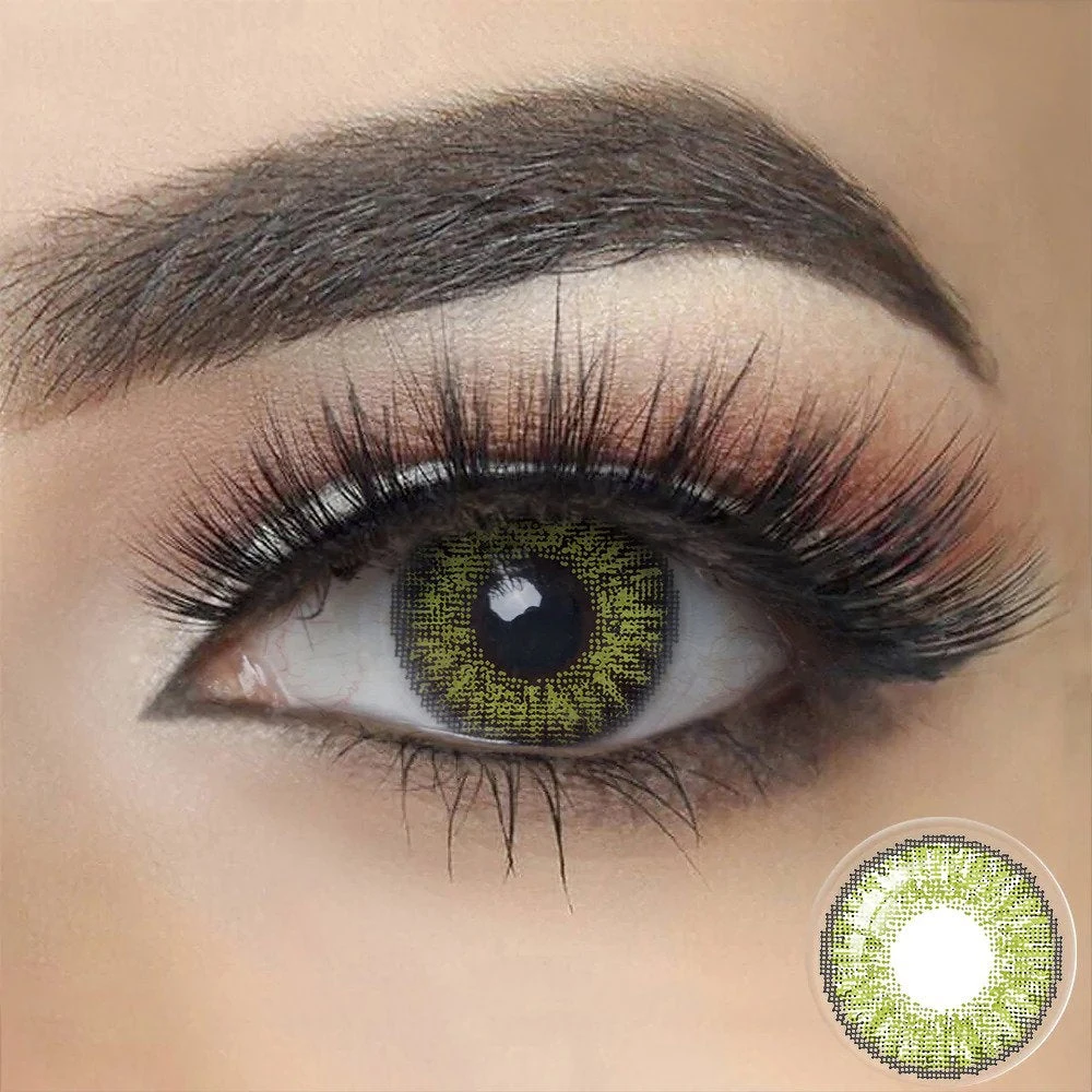 3 Tone Gemstone Green Contact Lenses 1 3 Tone Gemstone Green Contact Lenses