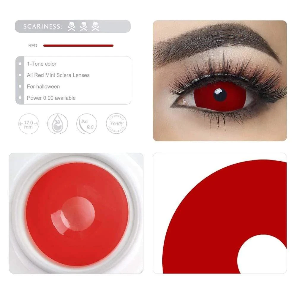 17MM Mini Sclera Red 8 17MM Mini Sclera Red - Image 8
