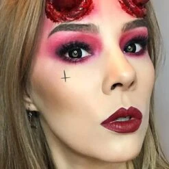 Blackout Halloween Contacts (Anime - Rock Lee) (1Day Expiry - 9/23) -Halloween Contact Lenses Cheap Store ezgif.com gif maker 2022 10 04T124013.313