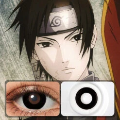 Blackout Halloween Contacts (Anime - Rock Lee) (1Day Expiry - 9/23) -Halloween Contact Lenses Cheap Store ezgif.com gif maker 2022 10 04T124025.210
