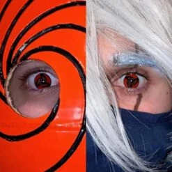 Naruto Kakashi Sharingan Cosplay Contacts -Halloween Contact Lenses Cheap Store ezgif.com gif maker 2022 10 07T023111.800