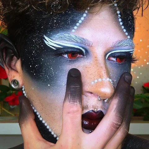 Red Crack Halloween Contacts 2 Red Crack Halloween Contacts - Image 2