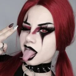 Red Mesh -Halloween Contact Lenses Cheap Store ezgif.com gif maker 2022 10 08T011200.775