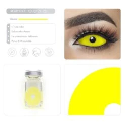 Yellow Full Eye 22mm Sclera - The NUN -Halloween Contact Lenses Cheap Store ezgif.com gif maker 1 e634789c d86a 4505 afd1 b350b567e5e7