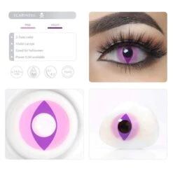 Violet Cat Eye Halloween Contacts -Halloween Contact Lenses Cheap Store ezgif.com gif maker 24 d6125a59 f905 418e a7f6 d39d0da7c1b3
