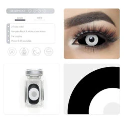 Black And White Full Eye 22mm Sclera -Halloween Contact Lenses Cheap Store ezgif.com gif maker 2 3406f6ac 9fb9 4cd2 98b0 33aa898ea0aa