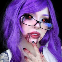 Tokyo Ghoul Black Red Full Eye 22mm Sclera -Halloween Contact Lenses Cheap Store ezgif.com gif maker 2 3bc0ceeb 47db 478e 9c3e 57cf8a9e3d64