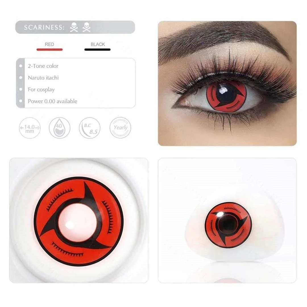 Itachi Uchiha Sharingan Contact Lenses 4 Itachi Uchiha Sharingan Contact Lenses - Image 4