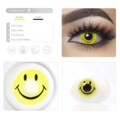 Yellow Smiley Cosplay Contacts 7 Yellow Smiley Cosplay Contacts -Halloween Contact Lenses Cheap Store ezgif.com gif maker 46 bba3399c 84f0 4df0 9d1f 37d49729ee09