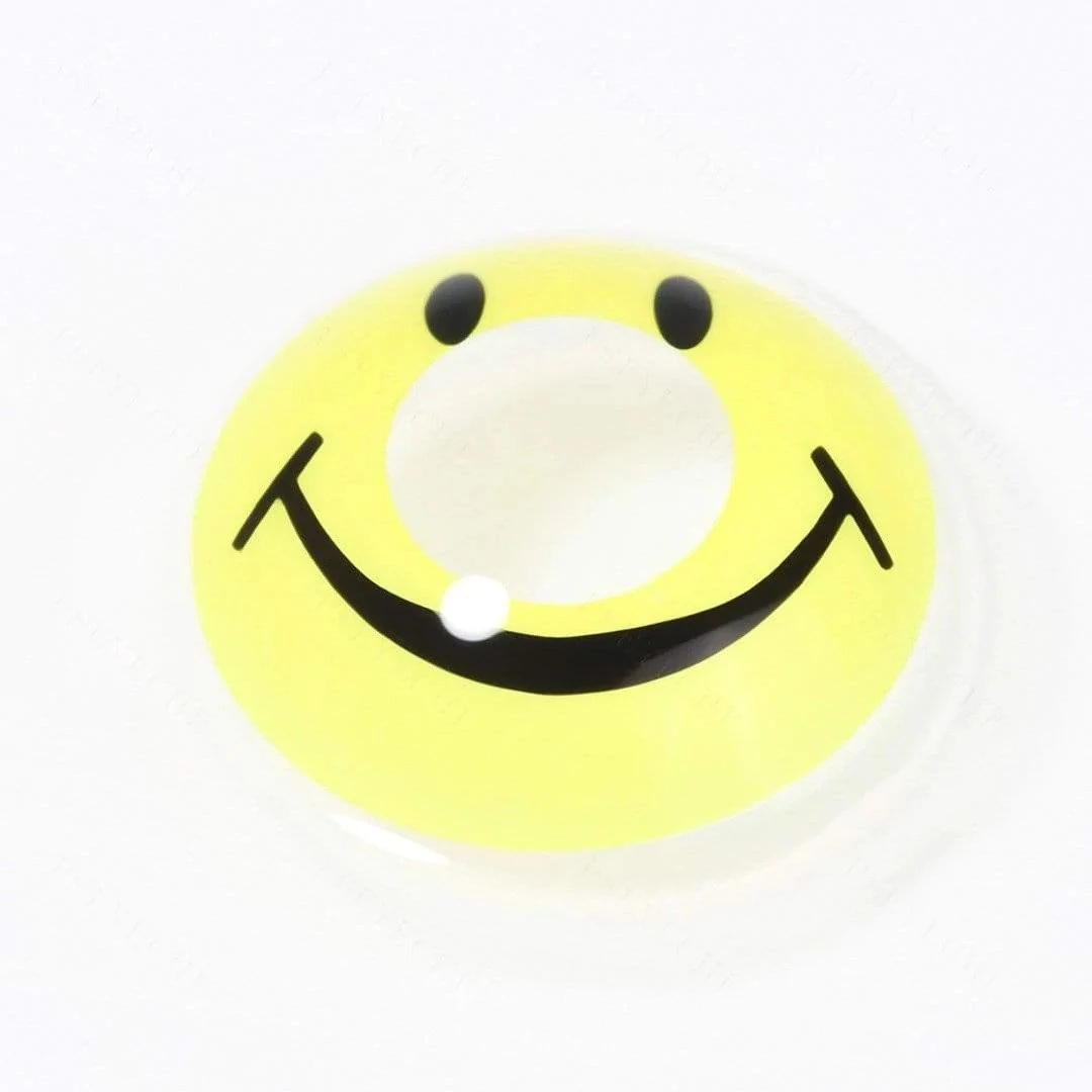 Yellow Smiley Cosplay Contacts 3 Yellow Smiley Cosplay Contacts - Image 3