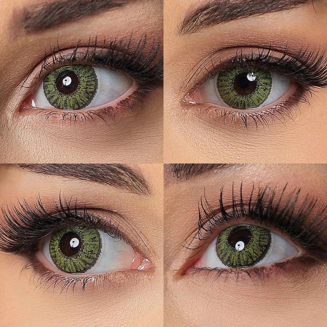 3 Tone Gemstone Green Contact Lenses 2 3 Tone Gemstone Green Contact Lenses - Image 2