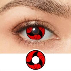 Halloween Contact Lenses Cheap Store 20 Itachi & Sasuke Mangekyou Sharingan