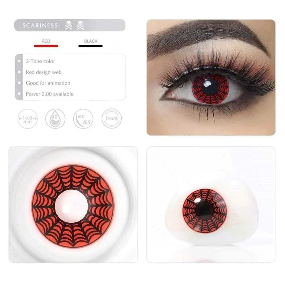 Red Design Web Halloween Contacts 5 Red Design Web Halloween Contacts - Image 5