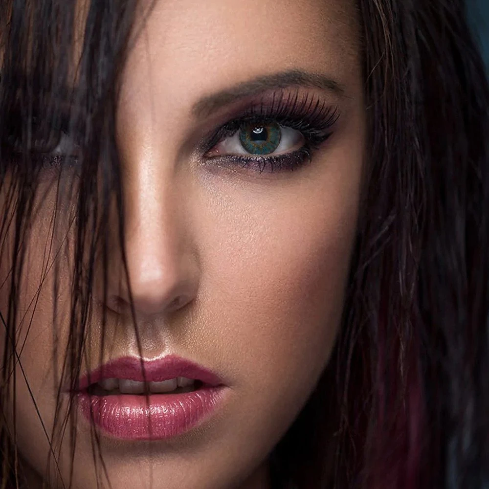 3 Tone Turquoise Colored Contact Lenses 5 3 Tone Turquoise Colored Contact Lenses - Image 5