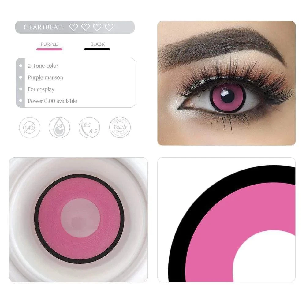 Pink Manson Halloween Contacts 6 Pink Manson Halloween Contacts - Image 6