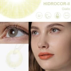 Hidrocor II Giallo Yellow Contact Lenses -Halloween Contact Lenses Cheap Store ezgif.com gif maker 93
