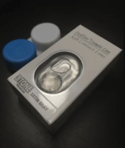 Satin Grey -Halloween Contact Lenses Cheap Store image7 min