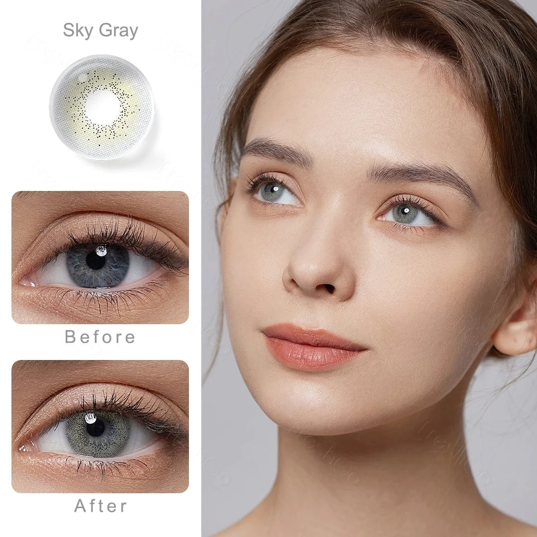 FreshGo - Ocean Sky Gray Coloured Contacts - Image 5