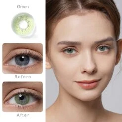 FreshGo - Ocean Green Coloured Contacts -Halloween Contact Lenses Cheap Store twinklens freshgo colored contacts honeydew 0 00 ocean green eyes 29674626941009 1800x1800 d4fd8148 2052 4ade a599 64ef3a0b870c