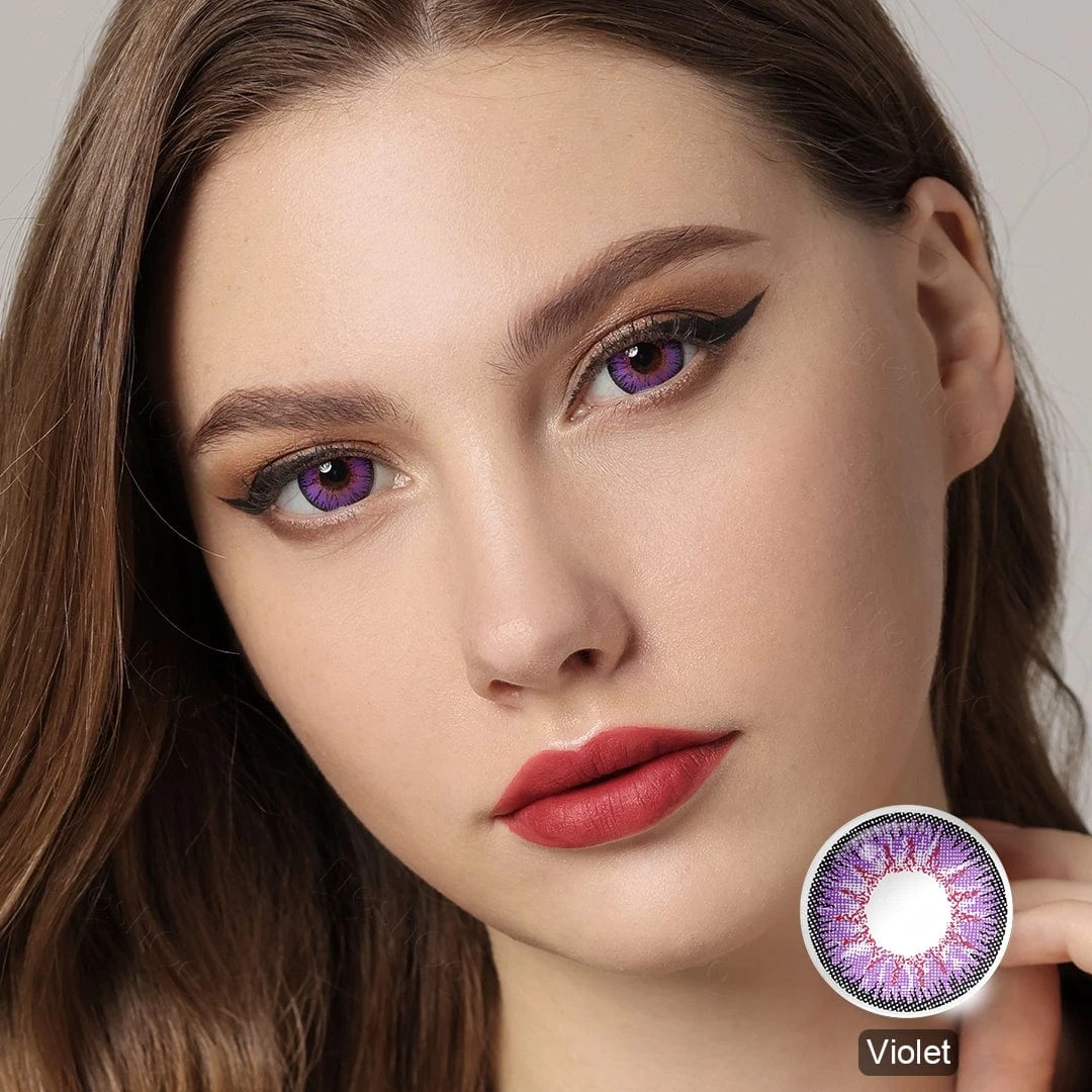 Nonno Violet Purple Coloured Contacts - Image 5