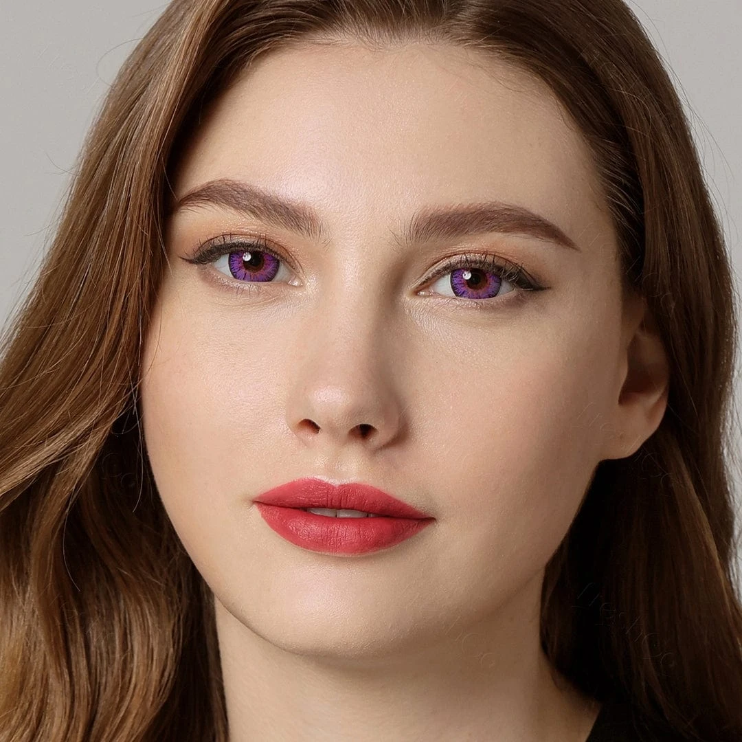 Nonno Violet Purple Coloured Contacts - Image 3