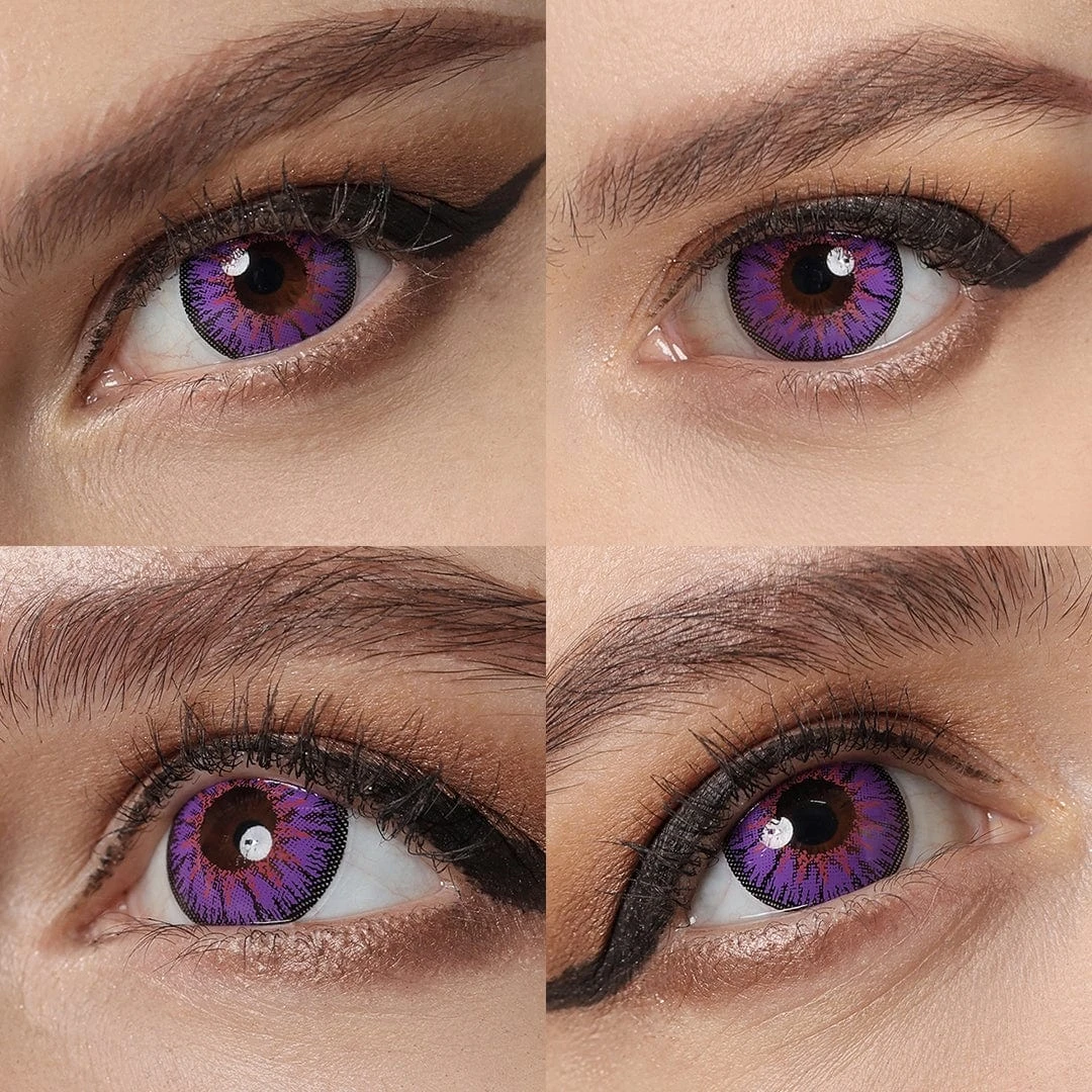 Nonno Violet Purple Coloured Contacts - Image 2
