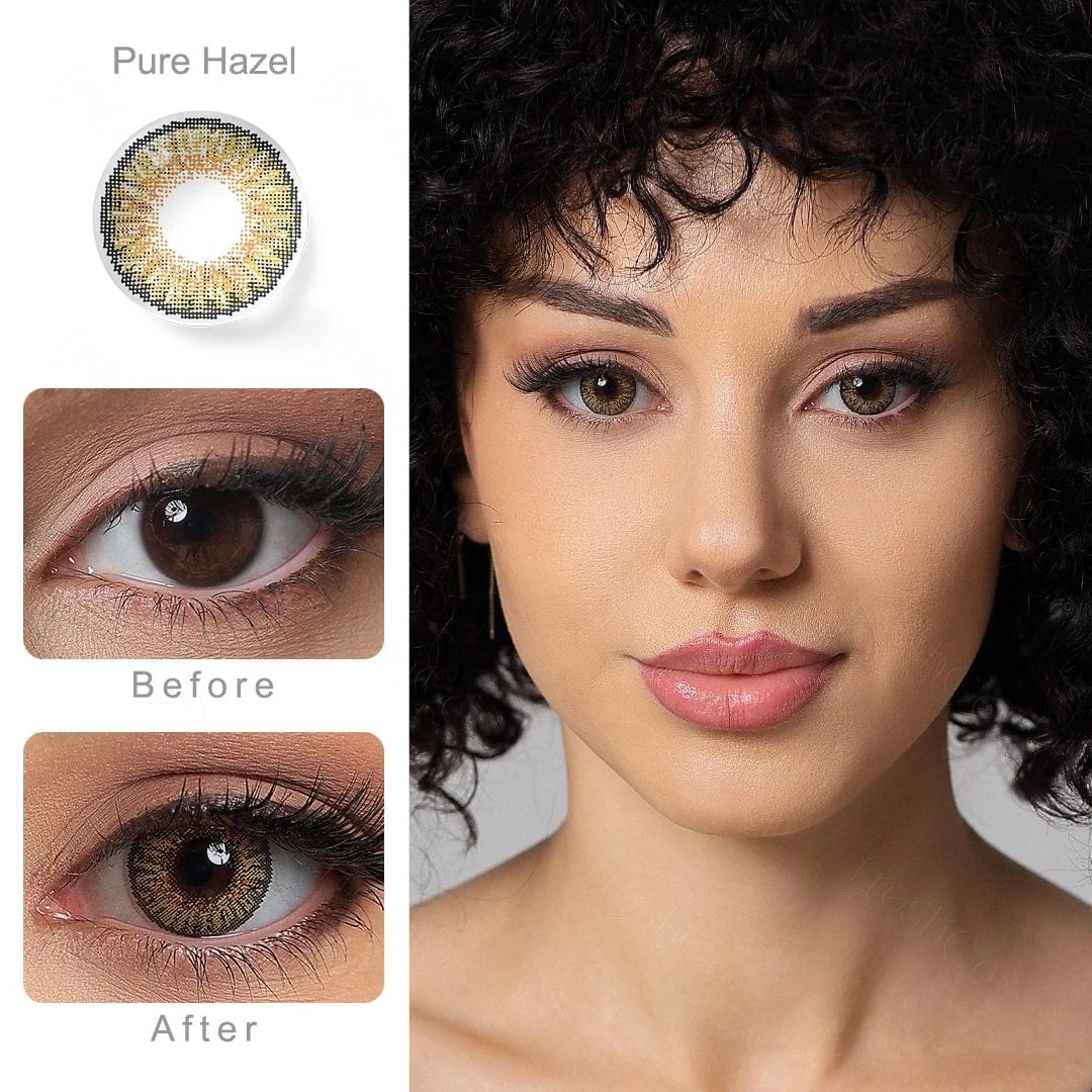 3 Tone Pure Hazel Colored Contacts 8 3 Tone Pure Hazel Colored Contacts - Image 8