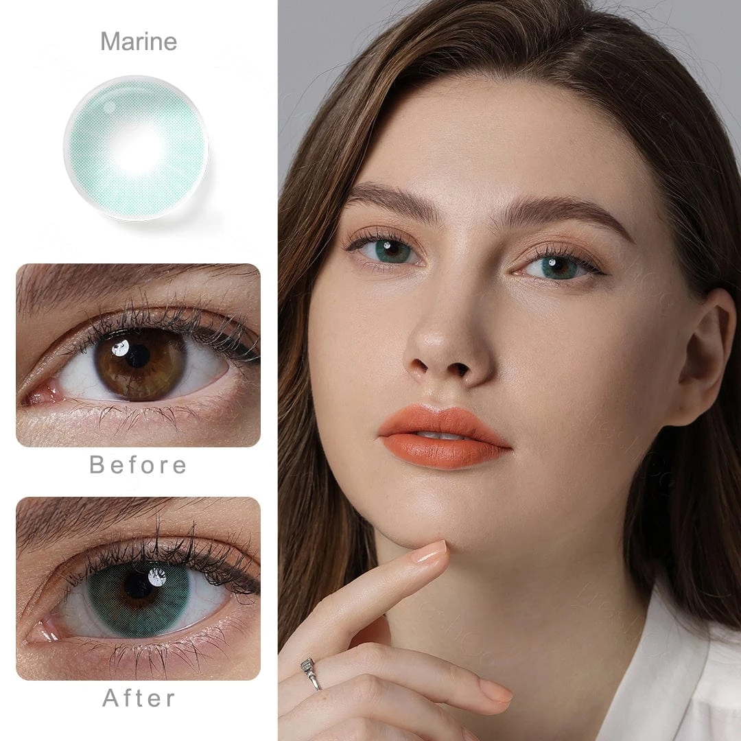 Hidrocor Marine Blue Colored Contacts - Image 7