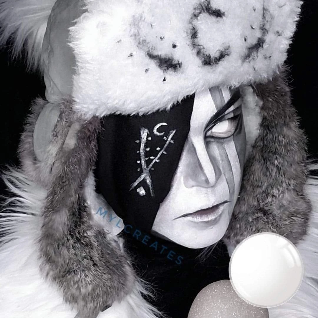 17mm Blind White Mini Sclera 2 17mm Blind White Mini Sclera - Image 2