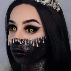 Black And Yellow Full Eye 22mm Sclera -Halloween Contact Lenses Cheap Store twinklens pseyeche sclera lenses black and yellow b2207 0 00 black and yellow sclera eyes 28567217733713 1800x1800 93a679c4 cc94 4bb8 a099 c34b02c537d9
